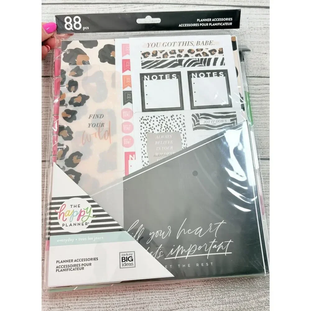 Happy Planner “BOLD & BOTANICAL” BIG DASHBOARD Layout 12 Mo UNDATED Bundle